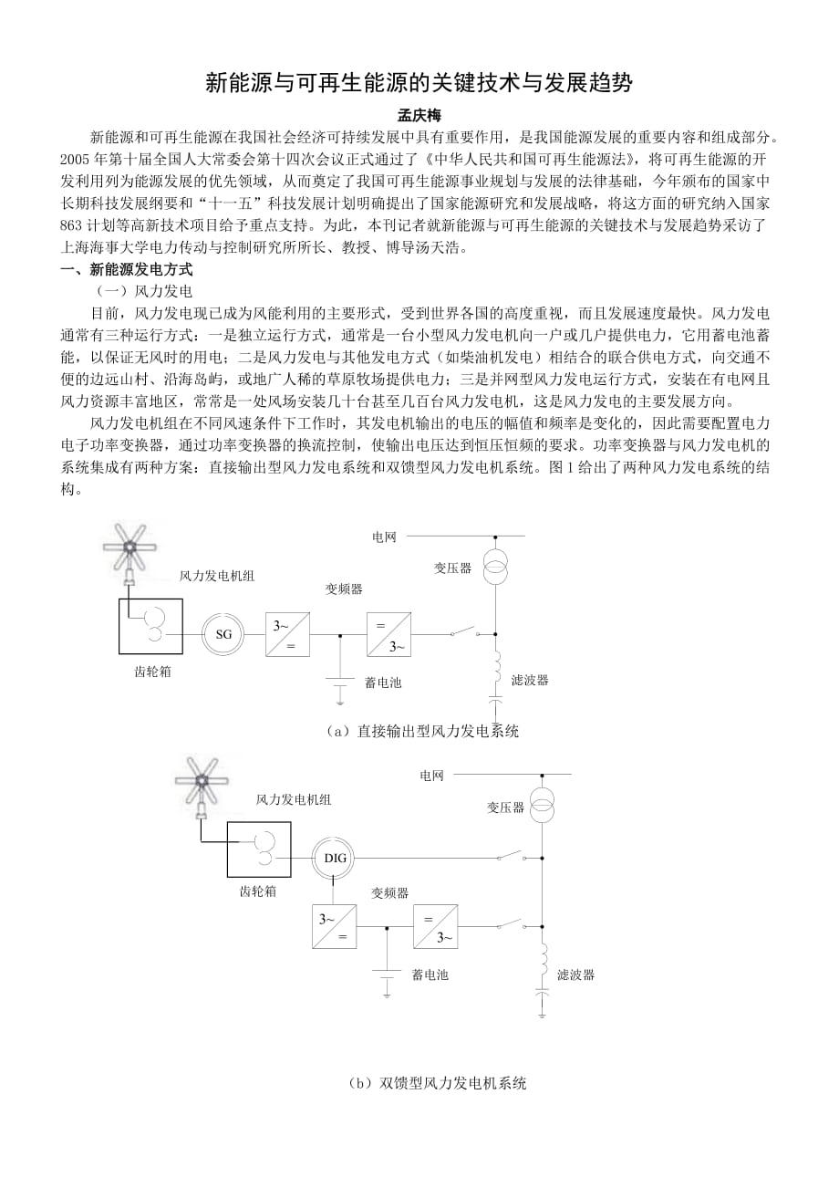 新能源与可再生能源的关键技术与发展趋势_第1页