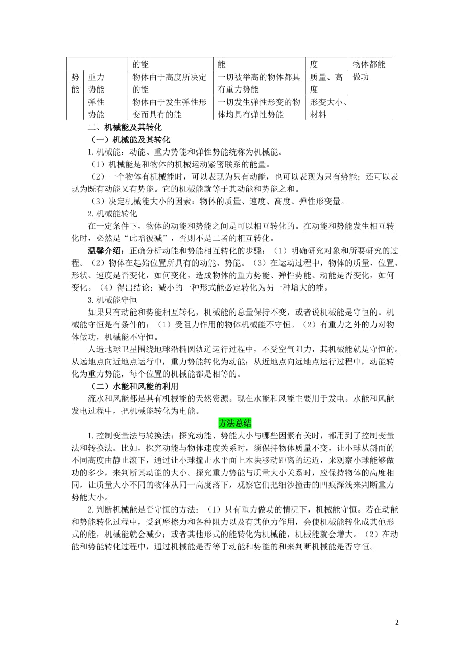 八级物理下册第十一章功和机械能11.4学习机械能及其转化素材新.doc_第2页