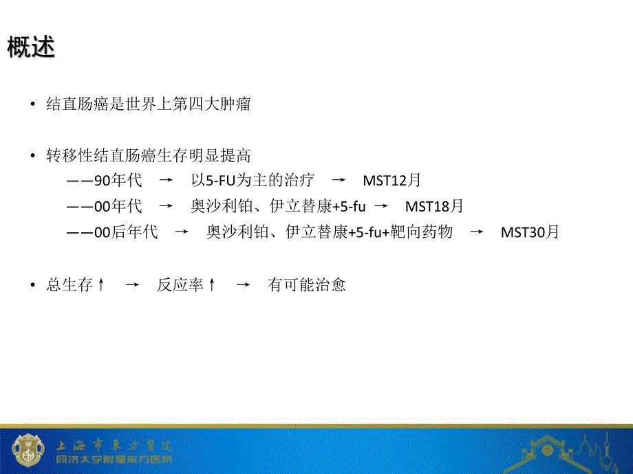 晚期结直肠癌化疗中靶向药物的作用ppt课件_第2页