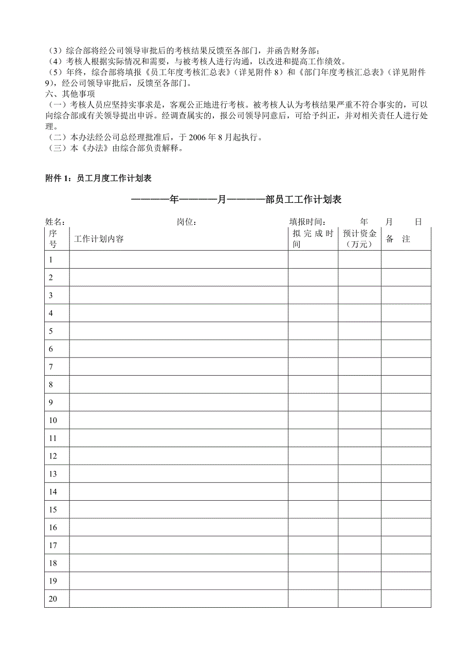 某高绩效公司绩效考核办法(精品中的精品)_第3页