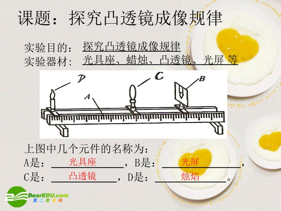 八级物理上册 3.3凸透镜成像规律 .ppt_第4页