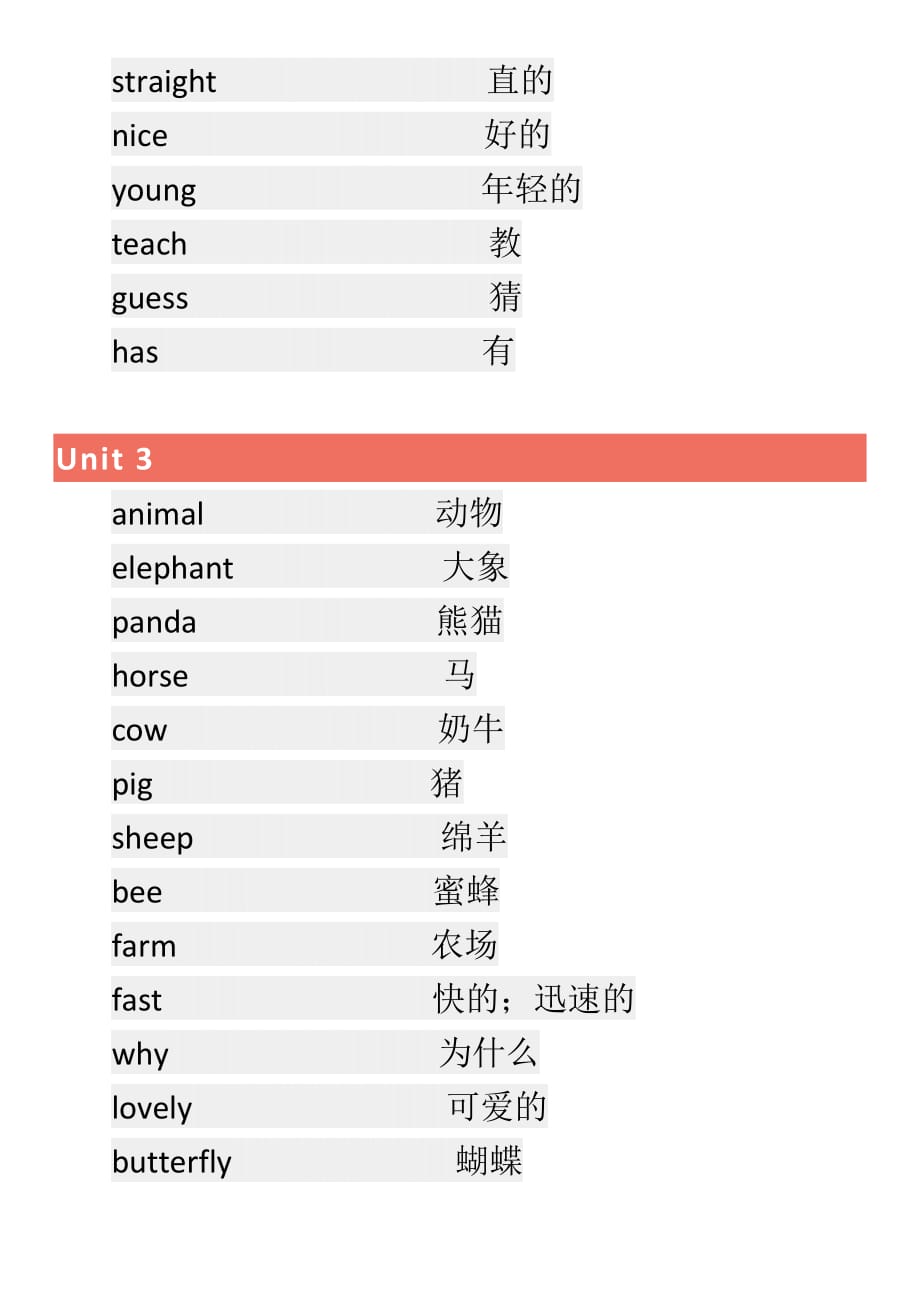 人教新起点丨小学英语五年级上册单词汇总.doc_第2页