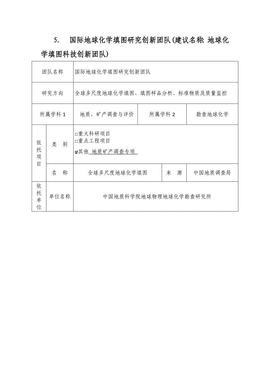 第二批国土资源科技创新团队培育计划初选结果人员基本_第5页