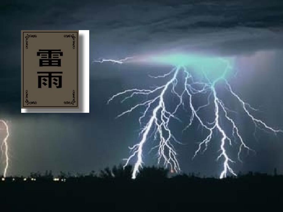 高中语文 《雷雨》课件必修四_第1页