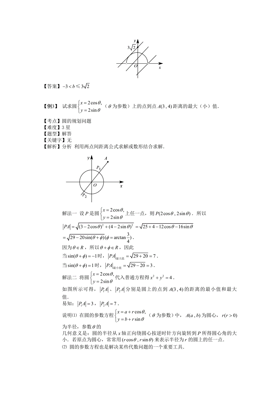 高中数学 圆 板块五 圆的规划问题完整讲义（学生版）_第2页