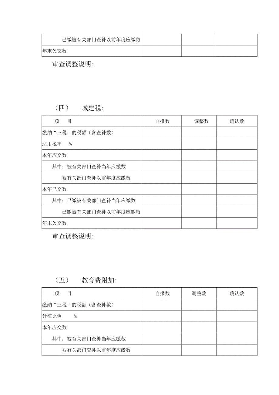 《精编》企业所得税汇算清缴查账报告_第5页