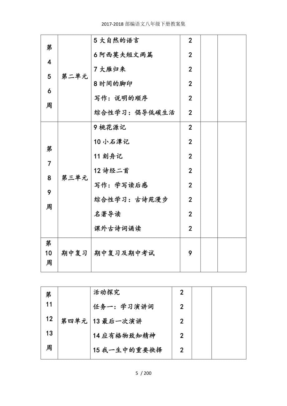 部编语文八级下册教案集_第5页