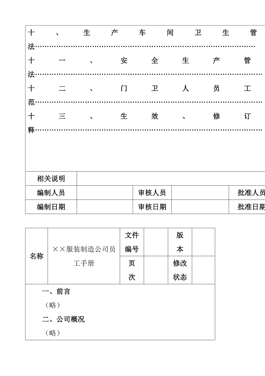 《精编》某服装制造公司员工行为手册_第3页