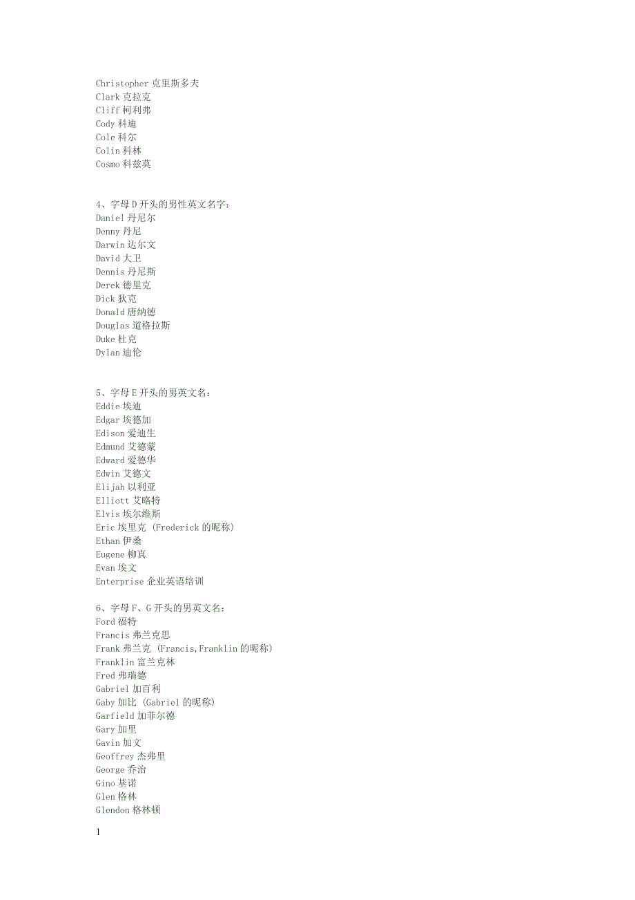 A-Z男女宝宝英文名大全讲解材料_第2页