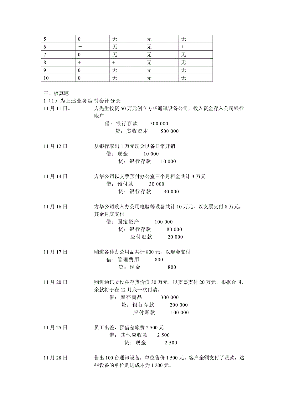 会计学(非专业用)习题答案(部.doc_第3页