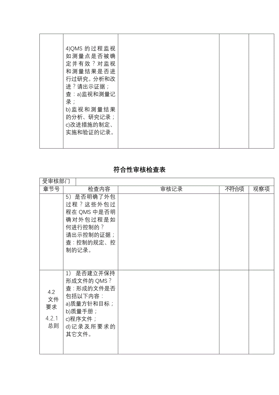 《精编》2000版ISO9001标准质量管理体系符合性审核_第3页