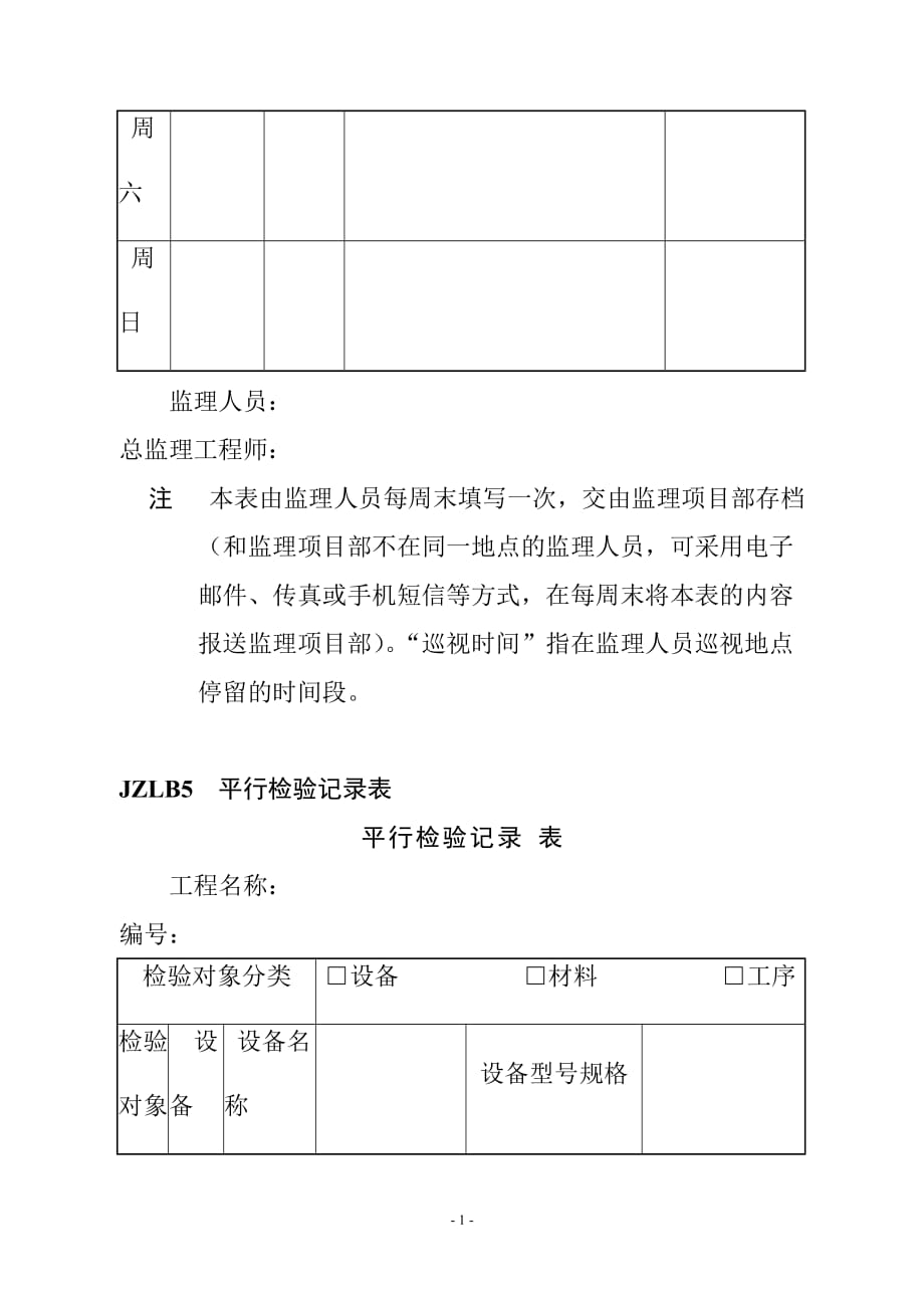 变电站工程电气监理过程控制检查记录表_第2页