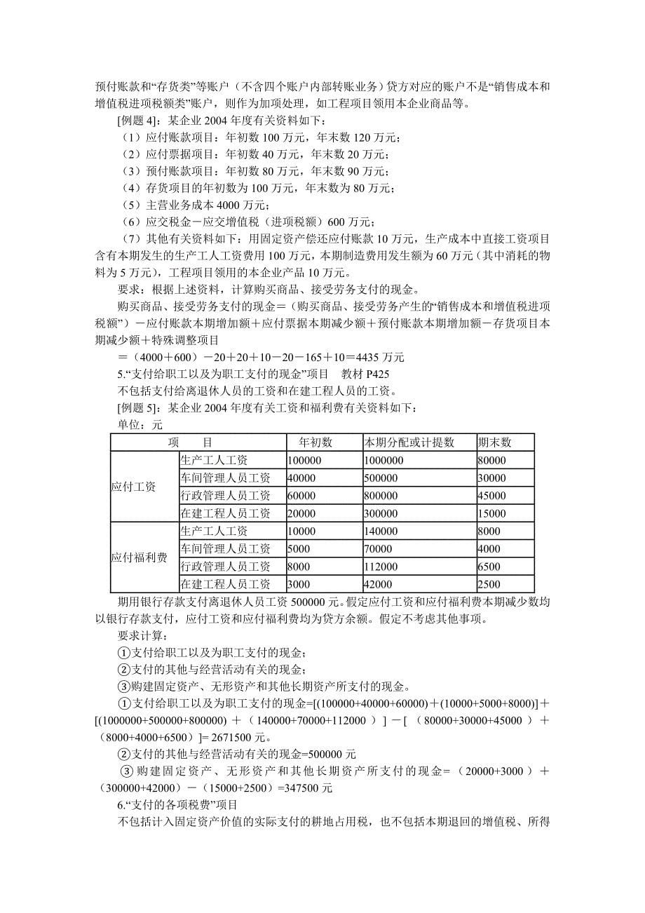 《精编》企业财务会计报表的编制_第5页