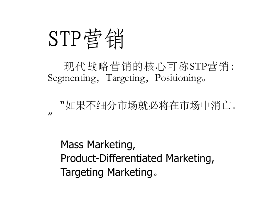 《精编》STP营销与市场营销组合策略讲义_第3页