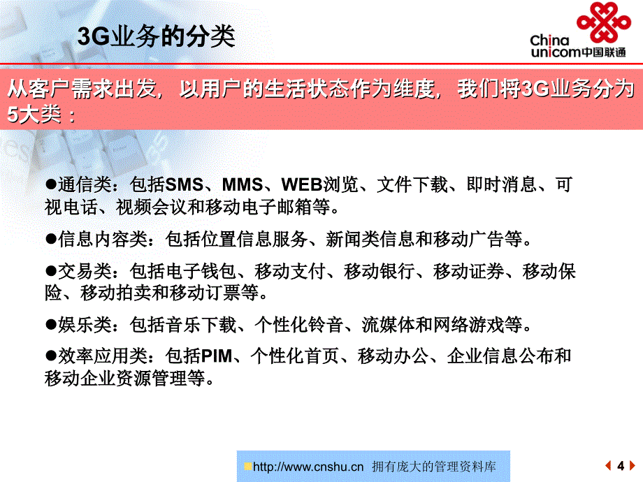 《精编》四川联通3G业务规划方案_第4页