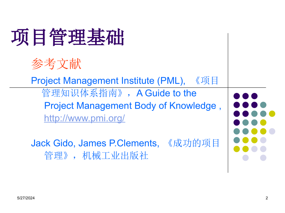 《精编》企业项目管理基础知识讲义_第2页