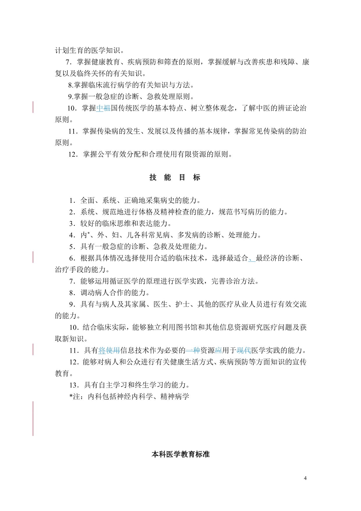 【行业】中国医学教育标准_第4页