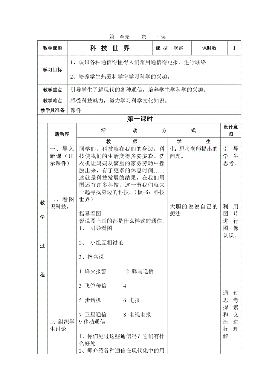 教科版小学科学二年级[（下册）]科学教学案_第1页