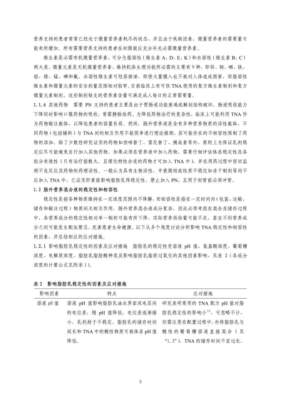 肠外营养临床药学共识(第二版)2017年.pdf_第5页