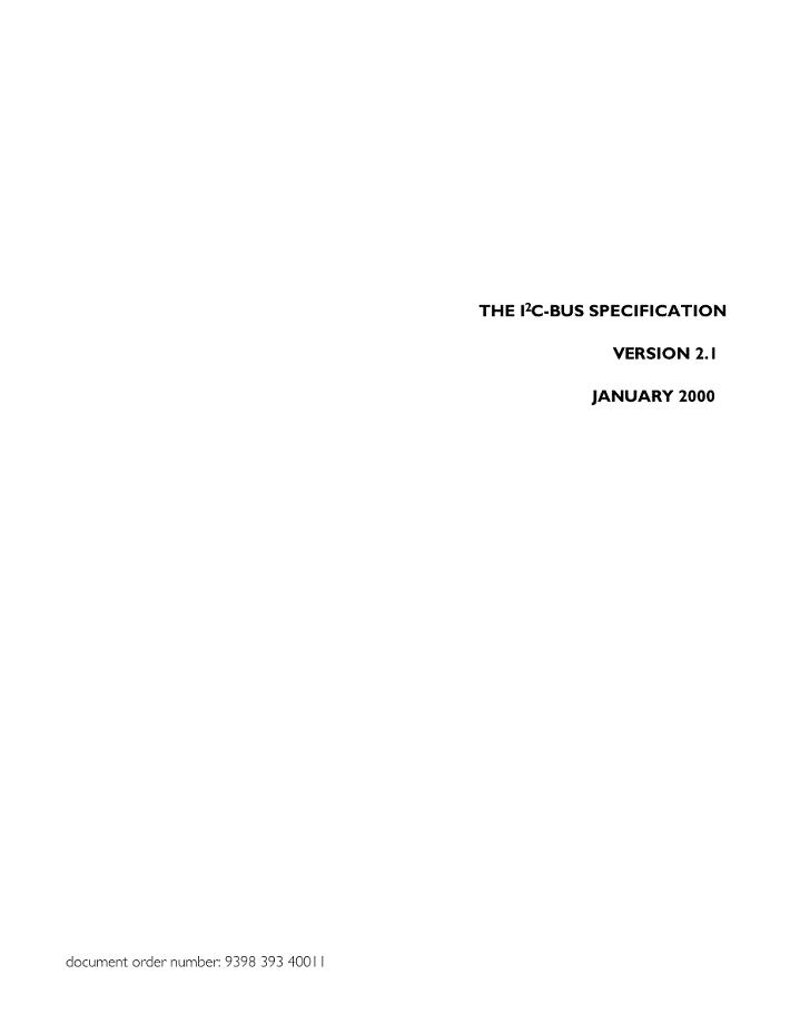 I2C通讯协议(英文原版)I2C_Spec_en.pdf