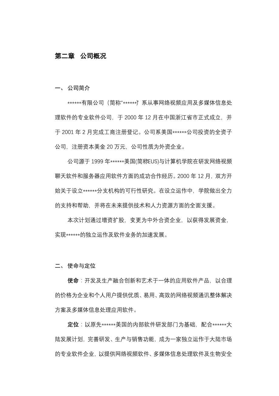 202X年某网络公司行销策略与商业计划书_第5页