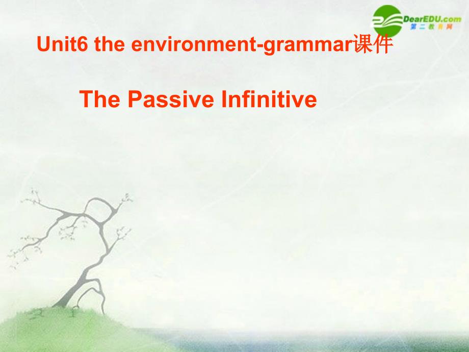 高中英语 unit6 the environment-grammar课件 上海新世纪版S2A.ppt_第1页