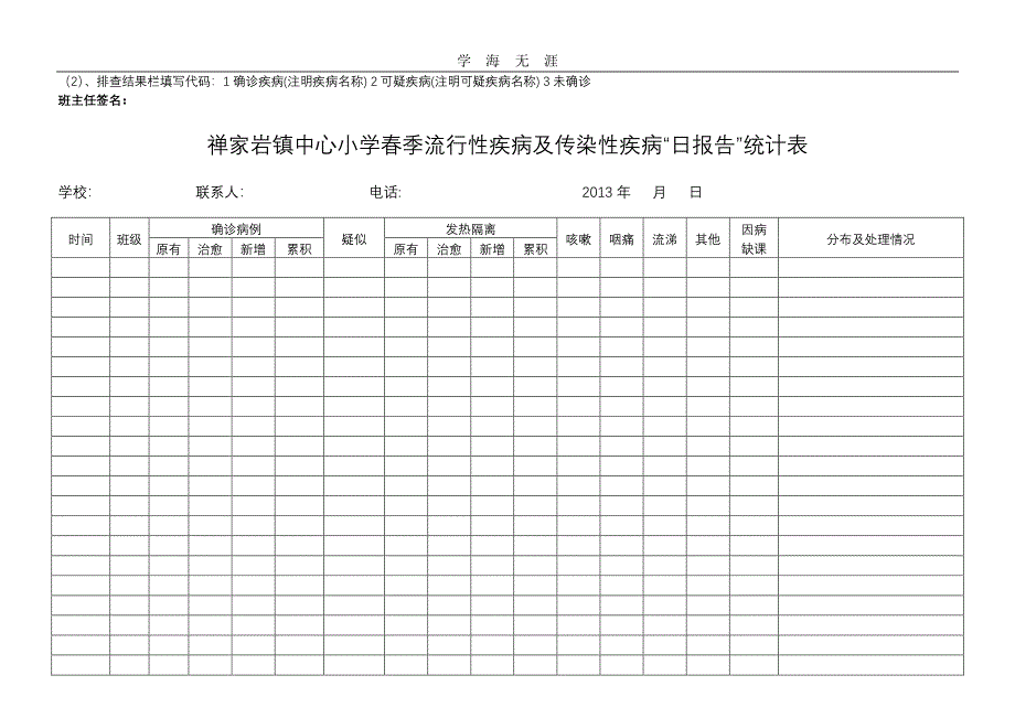 学校晨午检登记表（11号）.pdf_第3页