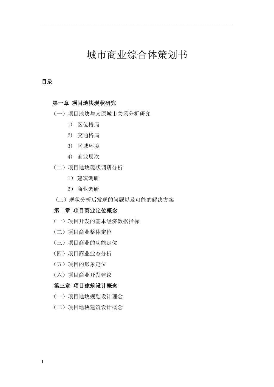 城市商业综合体策划书电子教案_第2页