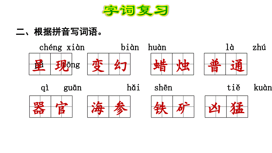 部编版小学语文三年级下册期末第7单元复习_第3页