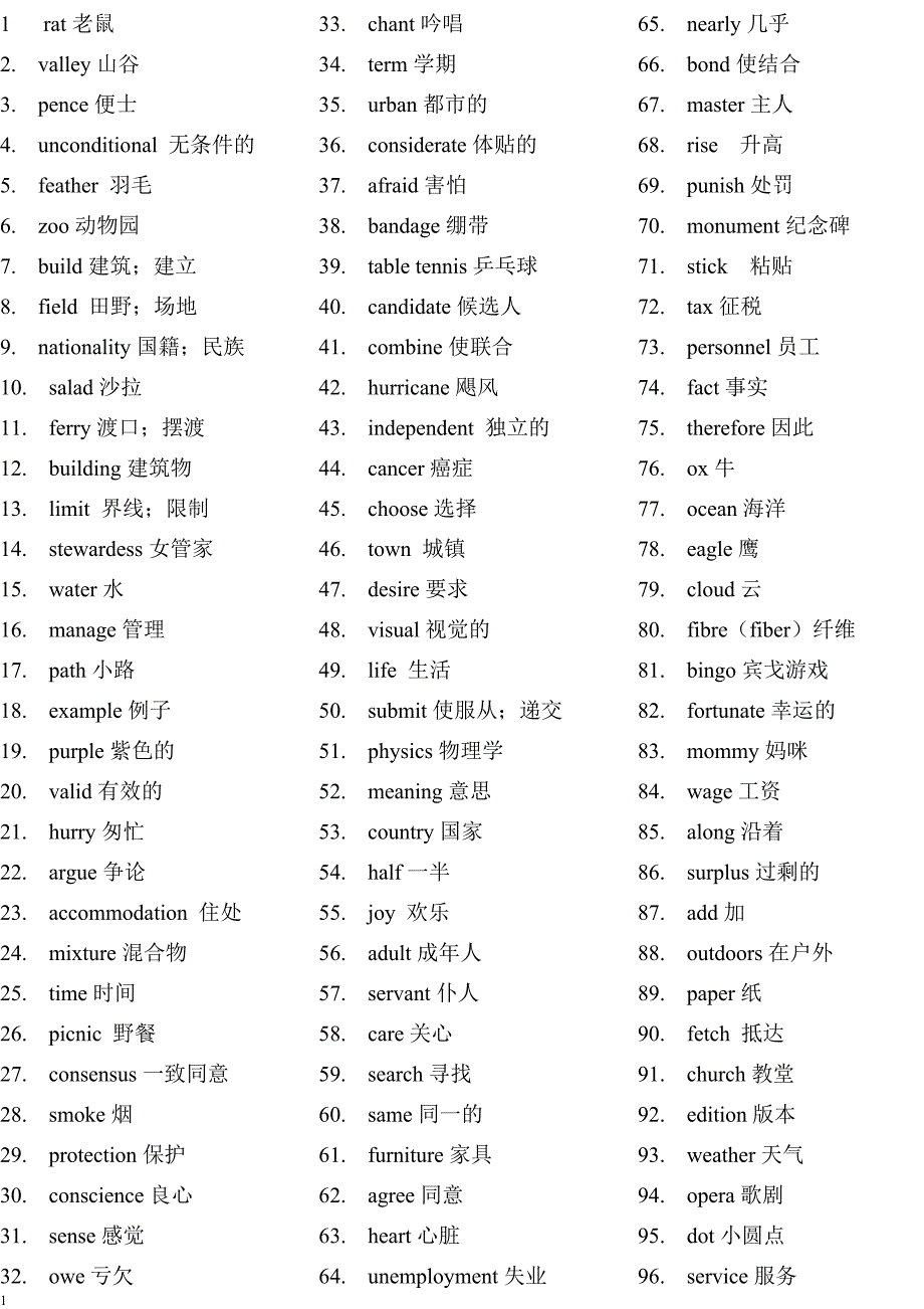 单词3500(乱序版)讲解材料_第1页