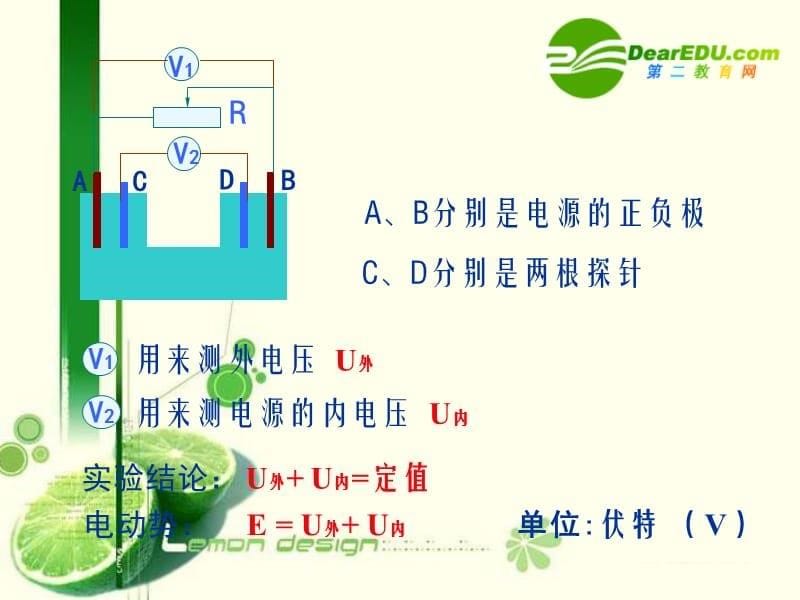 高一物理：4.1《闭合电路的欧姆定理》课件 鲁科版选修3-1.ppt_第5页