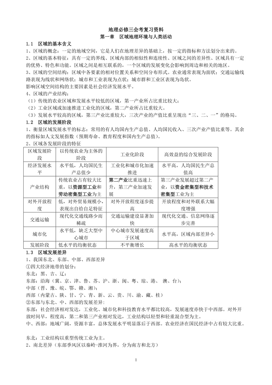 地理必修三知识点.doc_第1页