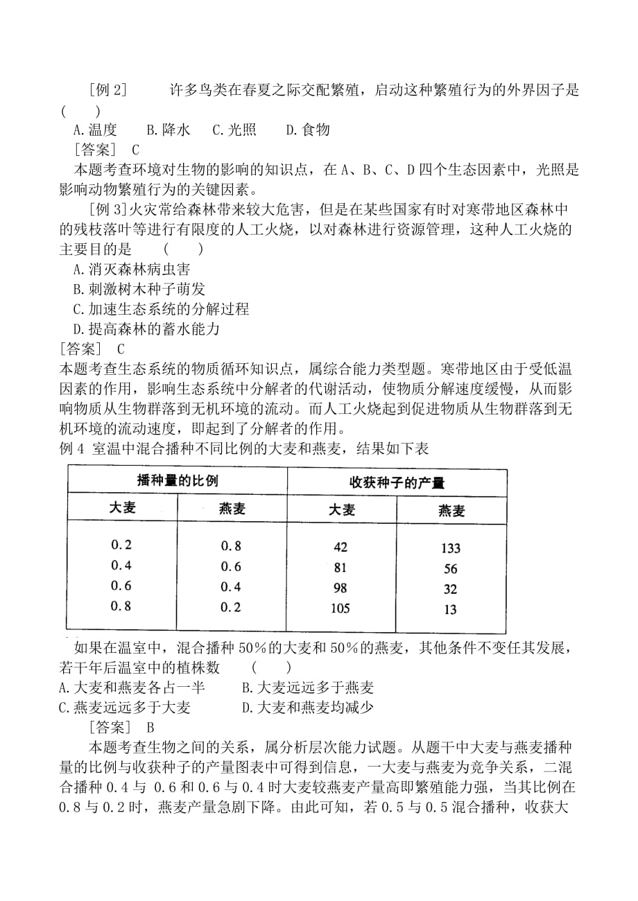 新人教版七年级生物上第一章 生物与环境_第2页