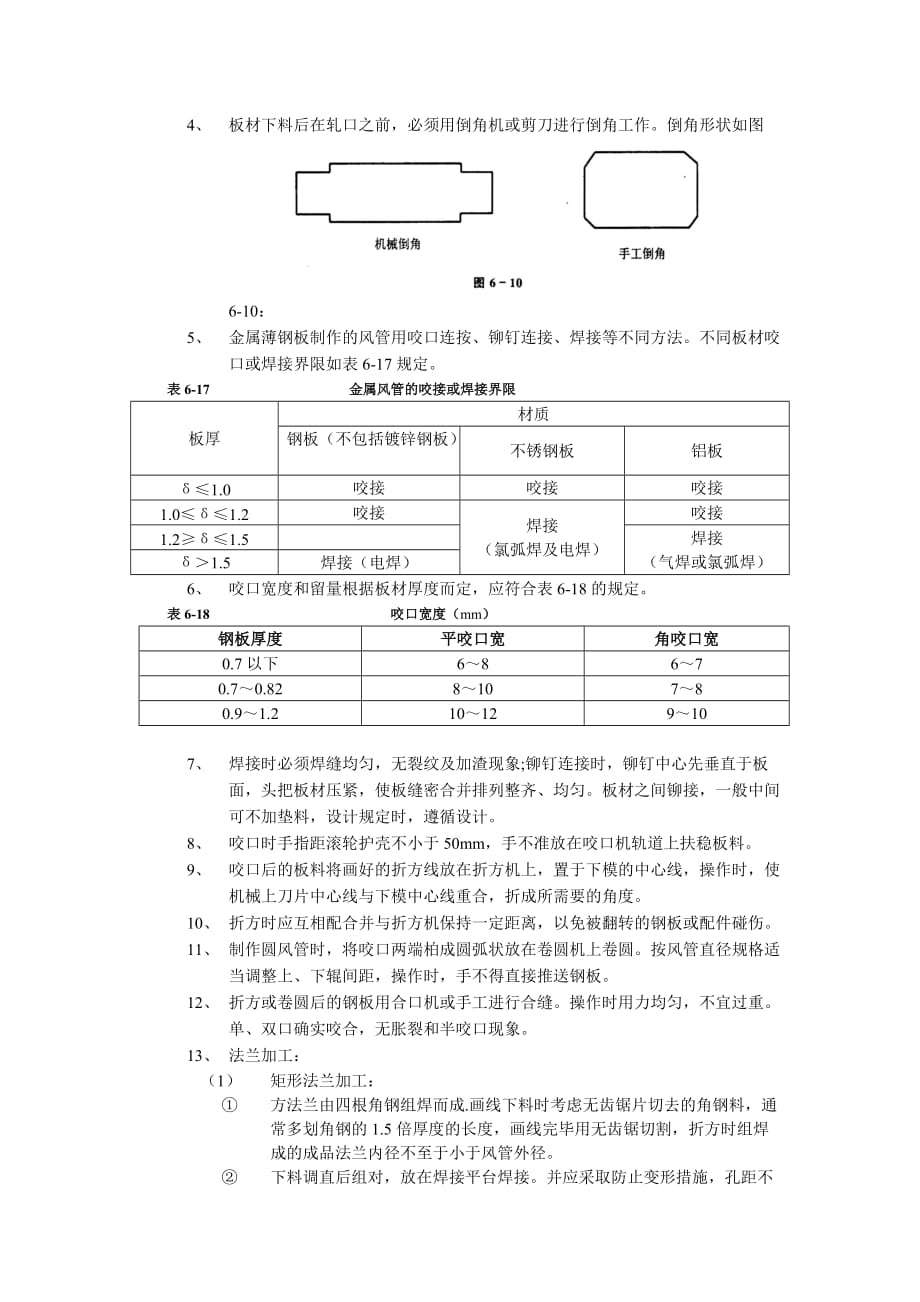 06通风管道及部件制作工程-技术交底_第4页