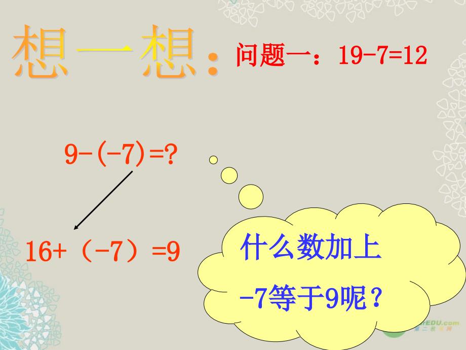 浙江省永嘉县大若岩镇中学七年级数学上册《2.2 有理数的减法》课件 浙教版.ppt_第4页