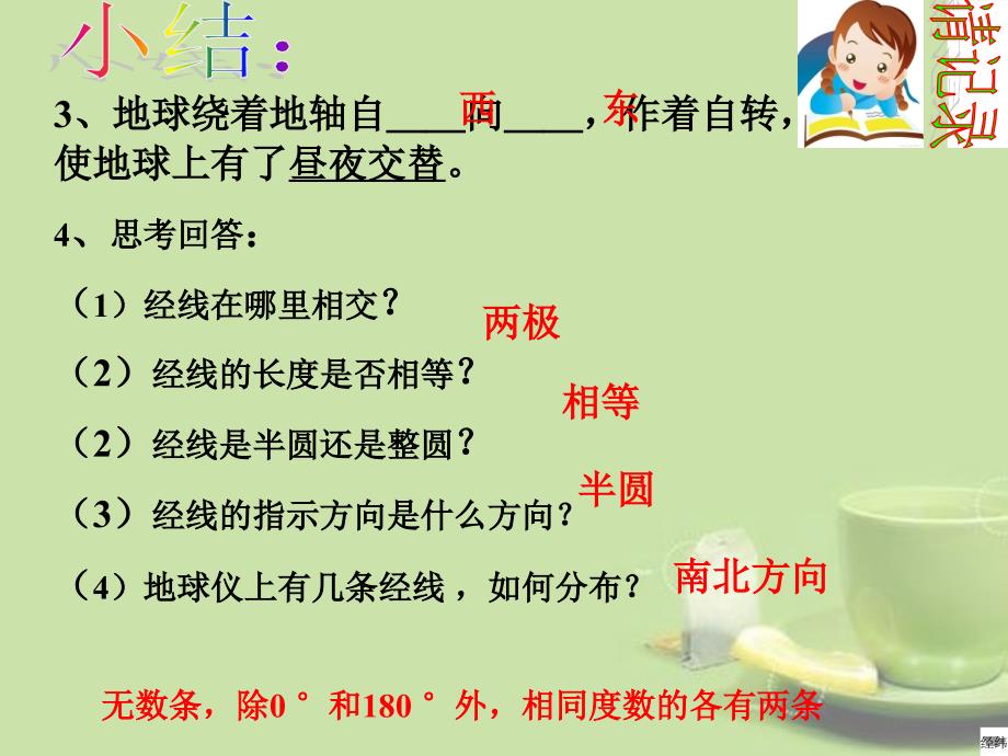 浙江省松阳县古市中学七年级科学上册《3.2地球仪和地图》课件 浙教版.ppt_第4页