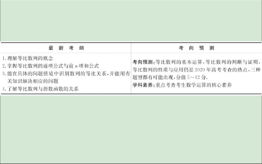 (黄冈名师)2020版高考数学大一轮复习6.3等比数列及其前n项和课件理新人教A版 .pdf_第2页