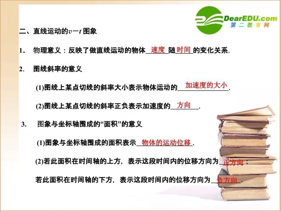 2011年高考物理一轮复习课件专题一：运动图象 追及相遇问题.ppt_第5页