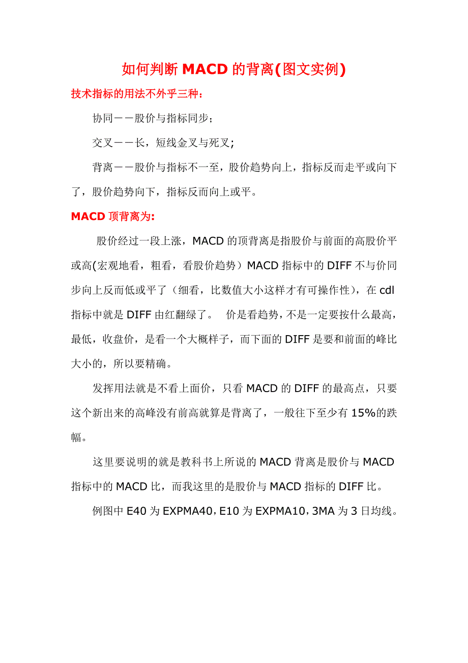 如何判断MACD的背离(图文实例).doc_第1页