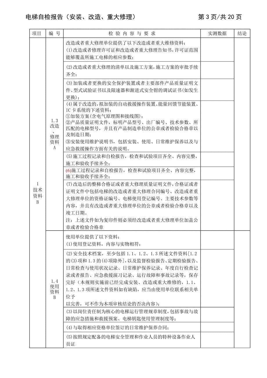 2018年直梯自检报告.doc_第5页