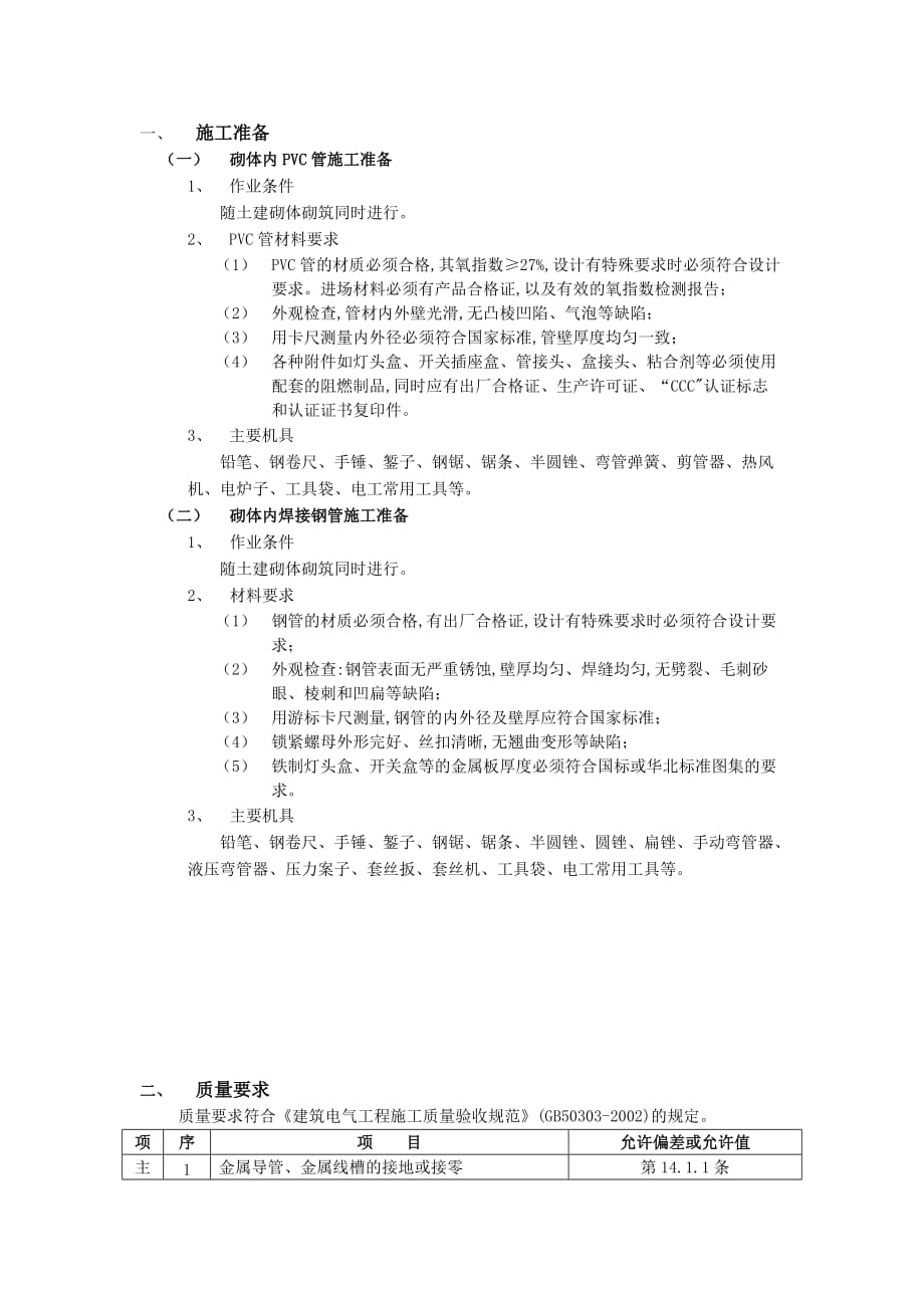 03砌体内管路敷设工程-技术交底_第1页