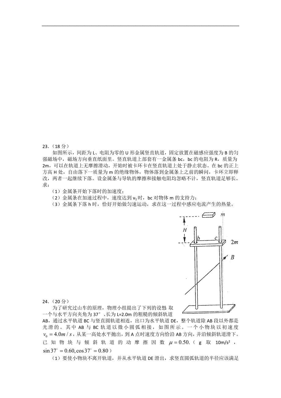 2013高考百天仿真冲刺卷理综卷(五).doc_第5页