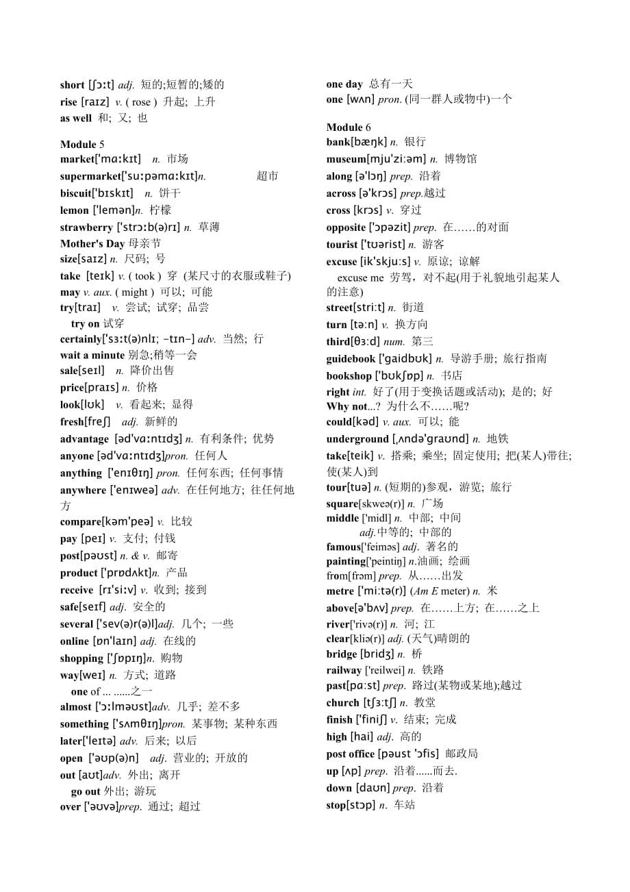 2012新外研版七年级下册单词-带音标.doc_第3页