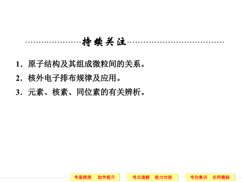 2014届高三化学一轮复习课件 第5章 物质结构 元素周期律 第一讲 原子结构(50张PPT).ppt_第2页