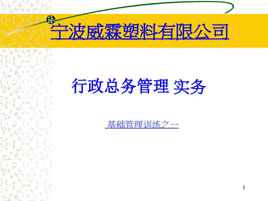 202X年行政总务管理实务_第1页