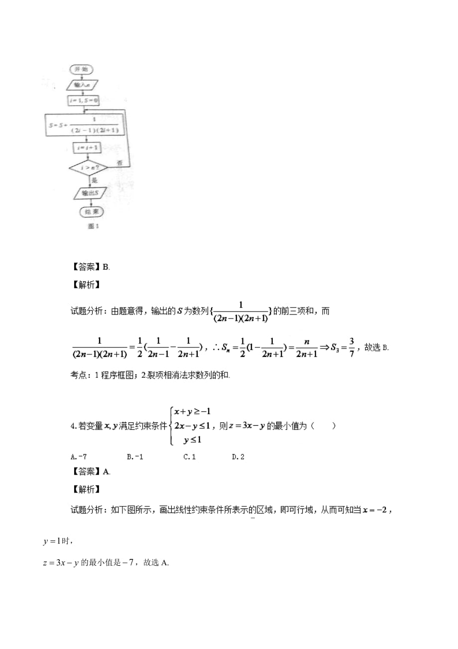 2015年高考试题数学理(湖南卷) 解析版.doc_第2页