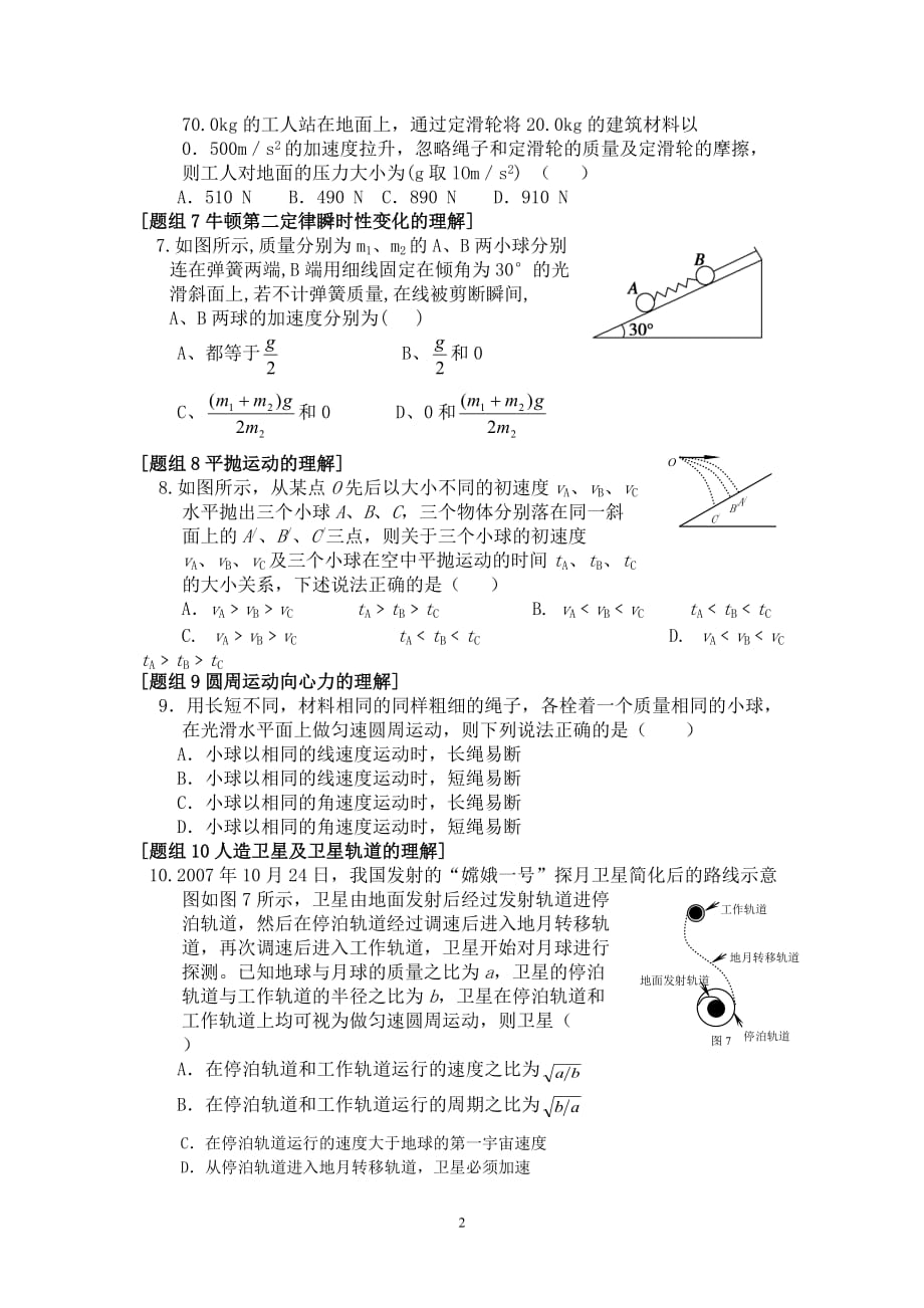 2018年高考力学专项训练(含答案解析).doc_第2页