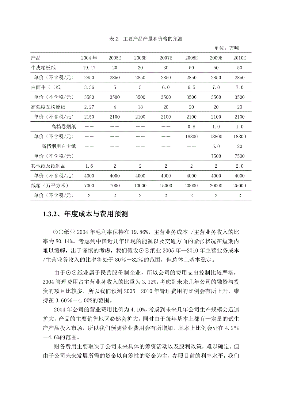 202X年浙江某纸业股份公司发展总体规划_第4页