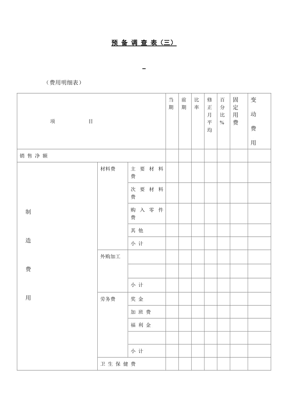 202X年顾客流量综合管理调查表21_第1页