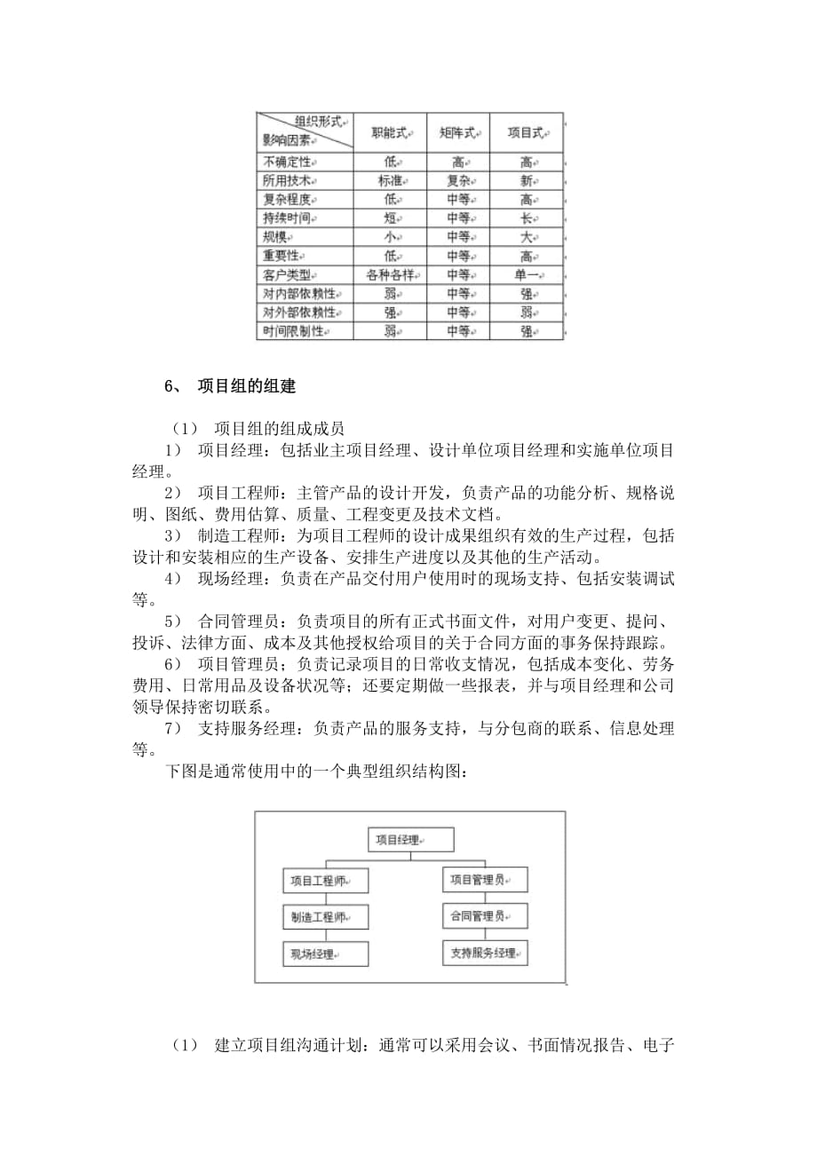 《新编》项目管理中的项目组织结构_第3页